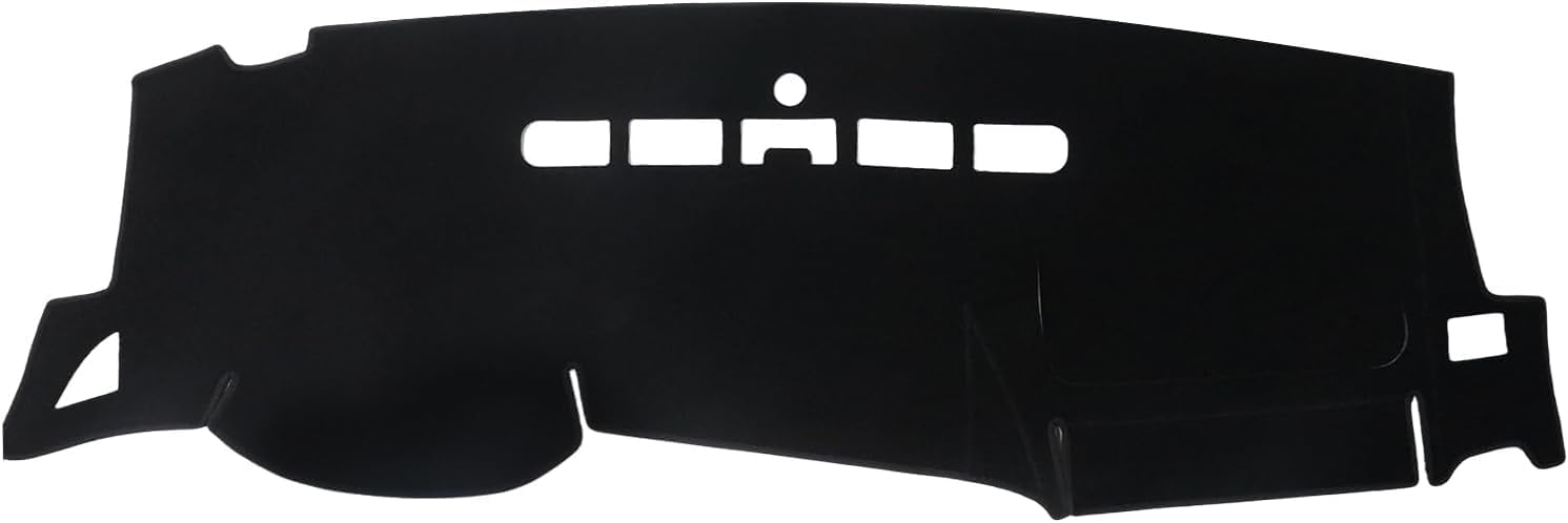 Dashboard Cover Dash Mat for GMC Sierra/Chevy Chevrolet Silverado 2007 2008 2009 2010 2011 2012 2013 Modelswith Two Glove Boxes Dash Board Protector