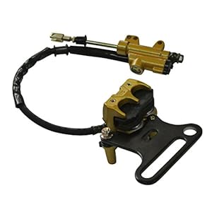 JRL Étrier de Frein arrière hydraulique en Or système Pad 70CC-500CC Pit Pro Dirt Bike 15mm