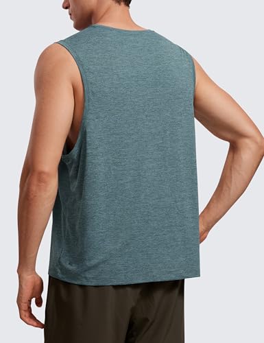 CRZ YOGA Mens Lightweight Muscle Workout Tank Tops Quick Dry Large Armhole Sleeveless Running Athletic Shirts Top2