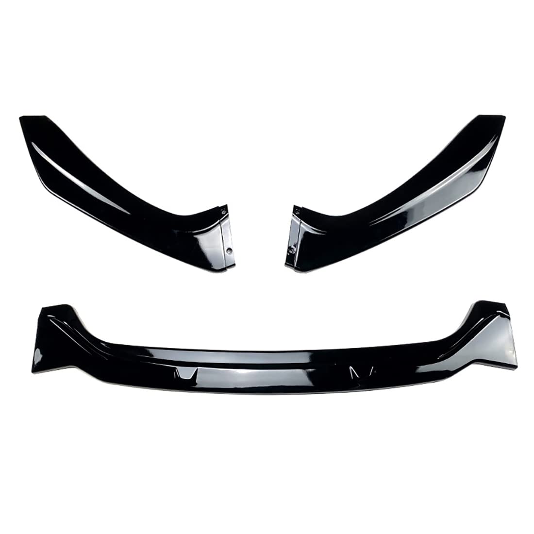 Auto Paraurti Anteriore Splitter Labbro Inferiore Per BMW 1 Series F20 F21 M-Pack 118i 120i 2015-2019 ABS Spoiler Guardie Del Corpo Kit di Protezione Decorativa Auto Mento Spoiler Trim