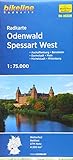 hessen darmstadt 1 pfennig 1819  Radkarte Odenwald Spessart West (RK-HES08): Aschaffenburg, Bensheim, Darmstadt, Michelstadt, Miltenberg 1:75.000 (Bikeline Radkarte)