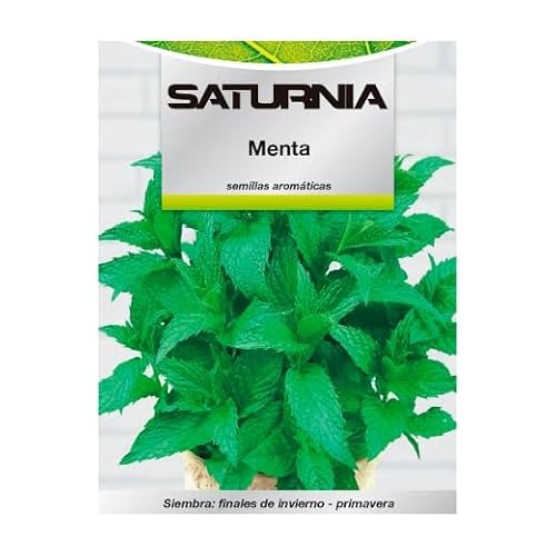 SATURNIA Semillas Aromaticas Menta (0.3 Gramos) Horticultura, Horticola, Semillas Huerto.