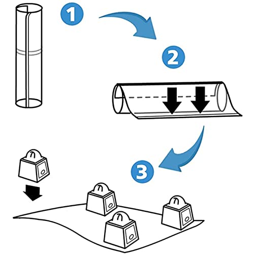 Clear Vinyl Plastic Floor Runner Protector, 1Mm Thick Waterproof Runner Rugs Anti Scratch Transparent Chair Mat Kitchen Hallway Entrance Doormat Table Protector Pad ( Color : Clear , Size : 150Cmx320C #TOP6