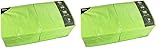 250 Servietten, 3-lagig 1/4-Falz 33 cm x 33 cm apfelgrün (Packung mit 2)
