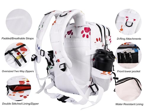 Image of LHI Tactical Military Backpack for Men and Women 25L /35L Army Assault Pack Bag Small Rucksack with Bottle Holder