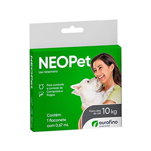 Antipulgas e Carrapatos Ourofino NeoPet para Cães até 10kg - 0,67ml