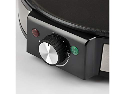 G3 Ferrari G10098 Profi-Crepe-Pfanne aus Edelstahl, Temperaturregelung, Durchmesser 30 cm, 1200 W – Bild 3