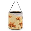 STVNKML Island Coral Beach Halloween Bucket with Handles, Trick Or Treat Bags, Candy Tote Bag, Gift Baskets #4