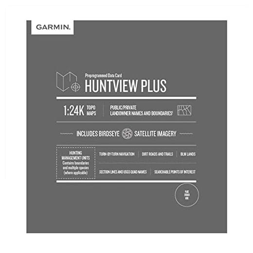 Garmin Huntview Plus, Preloaded microSD Cards With Hunting Management Units for Garmin Handheld GPS Devices, Colorado