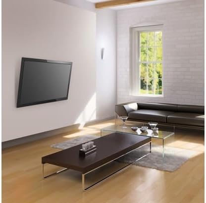 Barkan Swivel and Tilt TV/PC Monitor Wall Mount installed in a living room