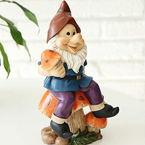ABOOFAN Dos Desenhos Animados Do Jardim Gnome Estatueta Estátua Elf Resina Anão Boneca Fada Garden O