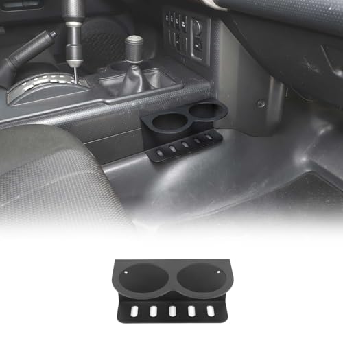 Portavasos para Toyota FJ Cruiser 2007-2021 Aluminio Negro miniatura 1