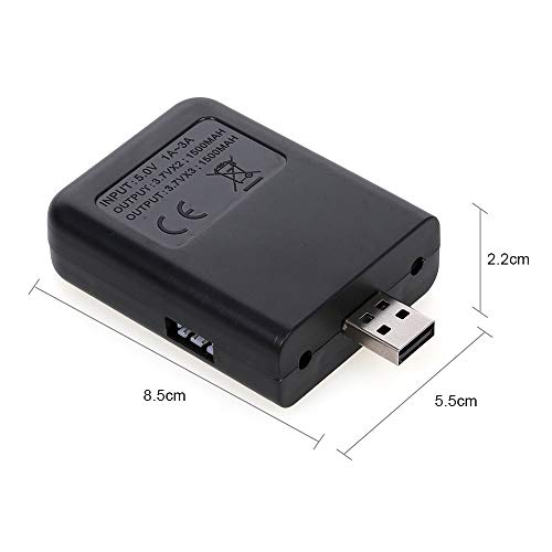 Ajcoflt Carregador De Bateria Drone 2 Em 1 Para Csj-X7 Beast Sg906 Sg906 Pro X193 AcessóRios Rc De C