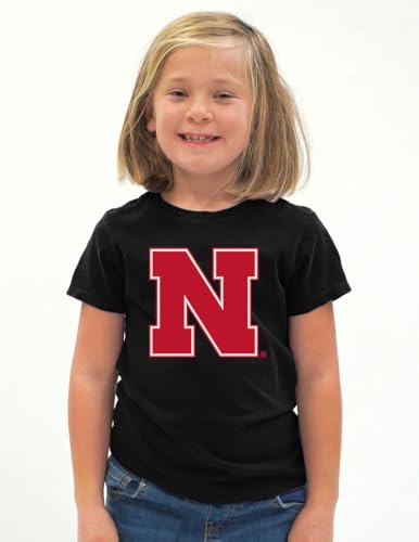 Nebraska Cornhuskers Kids T-Shirt Icon, Black, Large