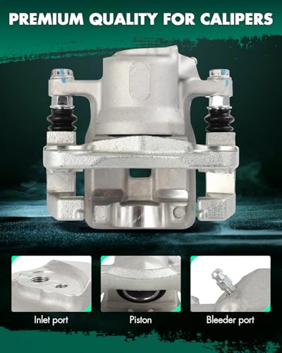 Image of SCITOO Rear Left Brake Caliper With Bracket 19B7049 Compatible For Toyota For RAV4 2012-2018