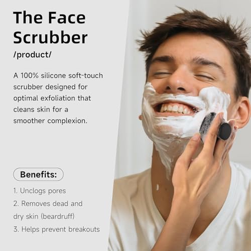 Image of Snika Soft Silicone Back Scrubber Long Handle Bath Brush + Body Scrubber Bath Brush + Scalp Massager for Hair + Face Scrubber Brush, Combination Combo, Super-Exfoliating & Lathering Body Scrubber, Shower Brush | BPA-Free | for Men and Women (With A Free Hook 3-pic)