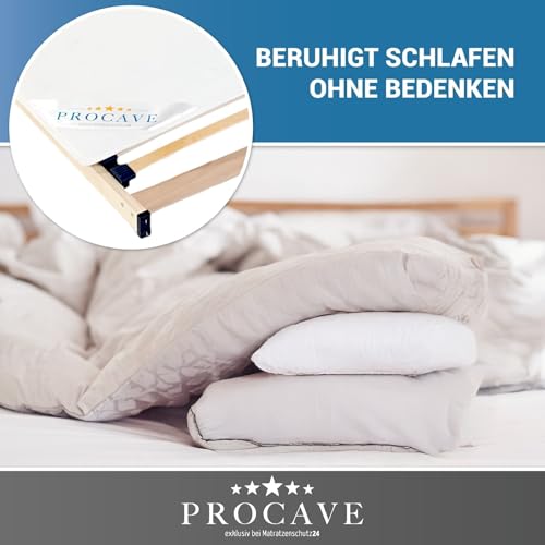 PROCAVE | Hochwertiger Filzschoner für Lattenrost | Schützende Matratzenunterlage 90x200 cm | atmungsaktiver Matratzenschoner aus Nadelfilz | Made in Germany