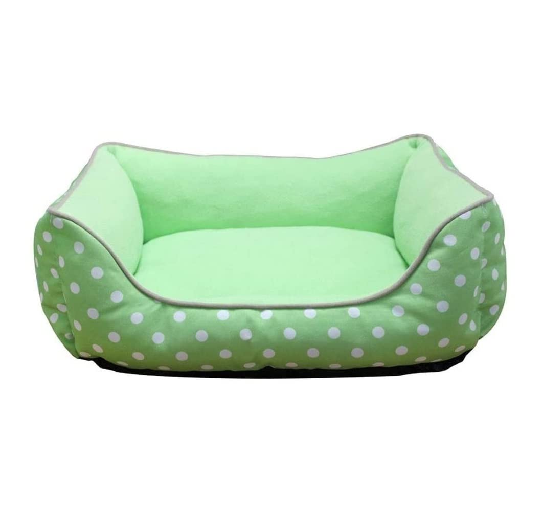 łóżko Dla Zwierząt Sofa Dla Psa Legowisko Dla Psa Wodoodporne Dno Miękki Polar Ciepłe Legowisko Dla Kota Dom Dla Zwierząt I Wygodne Legowisko Dla Zwierząt Hodowlanych Namiot Dla Zwierząt (Color : Grü