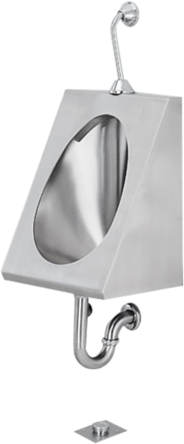 Commercial Washout High-Efficiency Urinal, Automatic Sensor Urinal Toilet Urinal Wall Mounted Intelligent Touchless Urinal, Flush Valve Auto Urinals, Used in Hotel Public Toilet Bars