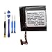 Vvuilsty EB-BR880ABY Ersatzakku für Samsung Galaxy Watch 4 SM-R860 SM-R865 (40mm)/Galaxy Watch 4 Classic SM-R880 SM-R885 (42mm) Smartwatch mit Reparaturwerkzeug-Kits
