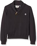  Timberland Jungen Strickpullover T25L16, Grau (Kohlefarben), 5 Jahre