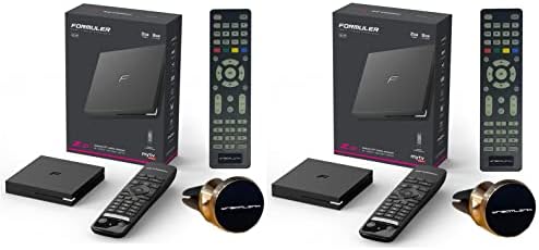 Package of 2 - Formuler Z10 Android 10 Dual Band 5G 2GB Ram 8GB ROM 4K + Extra Magnetic Car Mount + Extra Luminous Remote Control Pack of 2