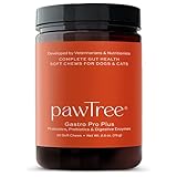 pawTree Gastro Pro Plus® for Dogs and Cats - Probiotics, Prebiotics and Digestive Enzymes - for Sensitive Stomach, Digestive Issues, Loose Stool, and Bad Gas (30 ct)