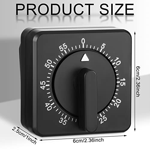 Treela 6 Pcs 60 Minutes Kitchen Timers For Cooking, Mechanical Timer, Chef Cooking Timer Clock With Loud Alarm For Kitchen, Classroom Timer For Childs #TOP1