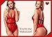 Garmol Women Lingerie One Piece Teddy Fishnet Lace Bodysuit Corset Plus Size Vintage Lingerie Set Classy Romper, (Red, Medium)