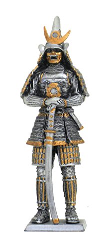 Bronze Gifts Figurine de guerrier Samouraï en étain