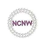 Fashion Sorority Brooch Gift Purple Enamel White Pearl Letter NCNW Pin Sisterhood Sorority Jewelry for Women