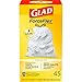 GLAD ForceFlex Tall Kitchen Drawstring Trash Bags, 13 Gallon White Trash Bag for Kitchen Trash Can, Unscented, 45 Count