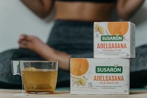 Susarón | Infusión Adelgasana Cola de caballo y Sen | Sabor Limón | Caja 20 bolsitas - imagen 4