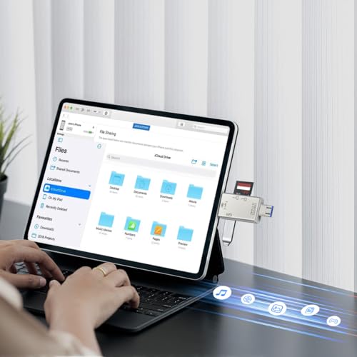 Image of Kinsound 6 in 1 SD Card Reader & Hub with Type-C, USB & Micro USB Ports | Portable Memory Card Reader Compatible with TF, SD, Micro SD, SDHC, SDXC, MMC, RS-MMC, Micro SDXC