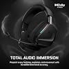 Corsair Void v2 MAX Auriculares gaming inalámbricos para PC, PS5, PS4, Switch, móvil - 2.4GHz+Bluetooth simultáneo, Dolby Atmos, Sonarworks SoundID, batería de 70H, carga rápida, micrófono claro - Carbono 6