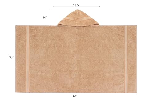 Image of ORIGINAL KIDS Hooded Bath Towel Wrap - Ultra Soft 100% Cotton Kids Towel