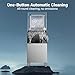 Commercial Ice Machine 550LBS/24H with 360 LBS Storage Bin, 210 Ice Cubes Ready in 8-15 min, Large Industrial Ice Maker with 12 Levels of Ice Thickness Adjustment for Bar Restaurant Cafe