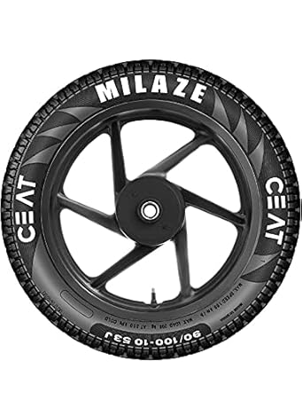 CEAT MILAZE 3.00-17 50P TUBELESS BIKE TYRE REAR 102975 PACK OF 2