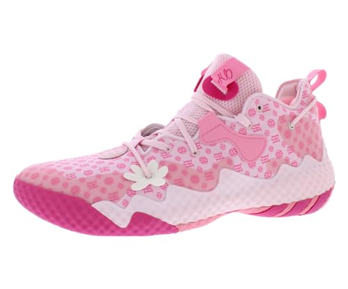 adidas Harden Vol. 6 Mens Shoes Size 15, Color: Clear Pink/Clear White/Team Real Magenta