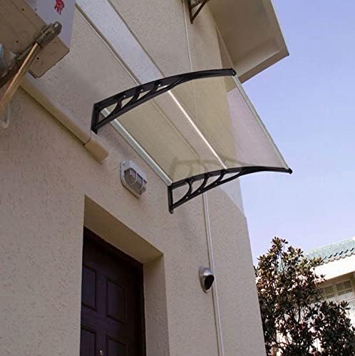 Miniatura 5 de Choies - Toldo para ventana, cubierta de policarbonato para puerta delantera, toldo para puerta de patio, toldo para puerta de patio, protección UV,