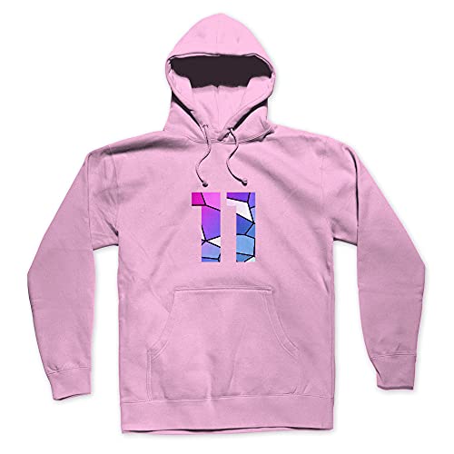 Hoodie 11 Number pour homme et femme sweat rose clair confortable