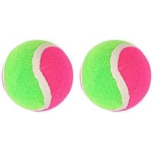MIDELONG Replacement Sticky Balls for Toss and Catch Ball Paddles Sport Games Hook and Loop Outdoor Activities Addition Refill Balls ONLY, Pack of 2