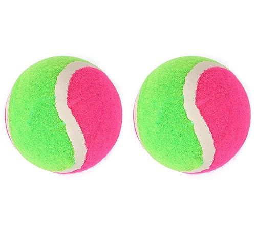 MIDELONG Replacement Sticky Balls for Toss and Catch Ball Paddles Sport Games (Hook and Loop) Outdoor Activities Addition Refill (Balls ONLY), Pack of 2