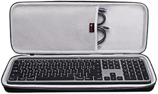 XANAD Case for Logitech MX Keys Advanced Wireless Illuminated Keyboard/Logitech MX Keys for Mac(Case Only)