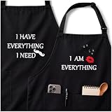 YIKA Couples Aprons Matching Set
