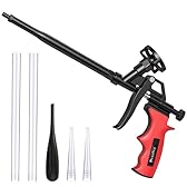Foam Gun, Preciva Professional Foaming Guns, Needn't Cleaner PU Foams Expanding Applicator Tools, Heavy Duty Dispensing Insulation Foam-Sprayer for Caulking, Insulation