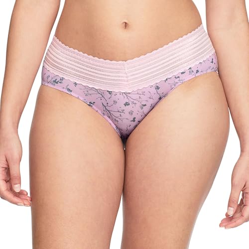 Image of Warner's Women's No Pinching No Problems Dig-free Comfort Waist With Lace Microfiber Hipster 5609j, Retired Colors