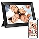 Frameo 10,1 Zoll WiFi Digitaler Bilderrahmen, 1280x800 HD IPS Touchscreen Foto Rahmen, 32GB Speicher, Automatische Rotation, Wandmontagefähig, Teilen Sie Fotos sofort von überall aus