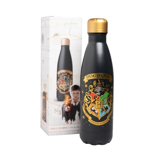 Botella de Agua Harry Potter Hogwarts - Acero Inoxidable, Térmica 500ml, Doble Pared - Cantimplora Infantil | Regalos