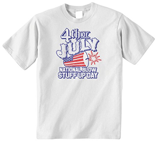 Threadrock Big Boys' 4th of July National Blow Stuff Up Day Youth T-Shirt